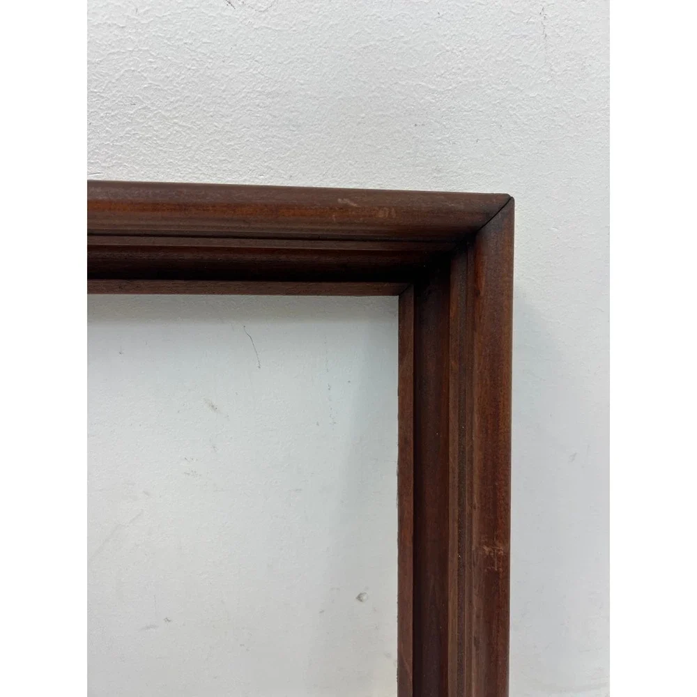 Victorian Antique Carved Deep Wood Picture Frame Fits 9x11 Brown Walnut Wall Art